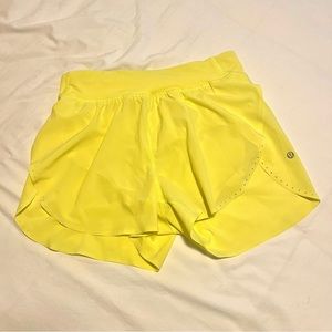 Lululemon Fast and Free 3” shorts